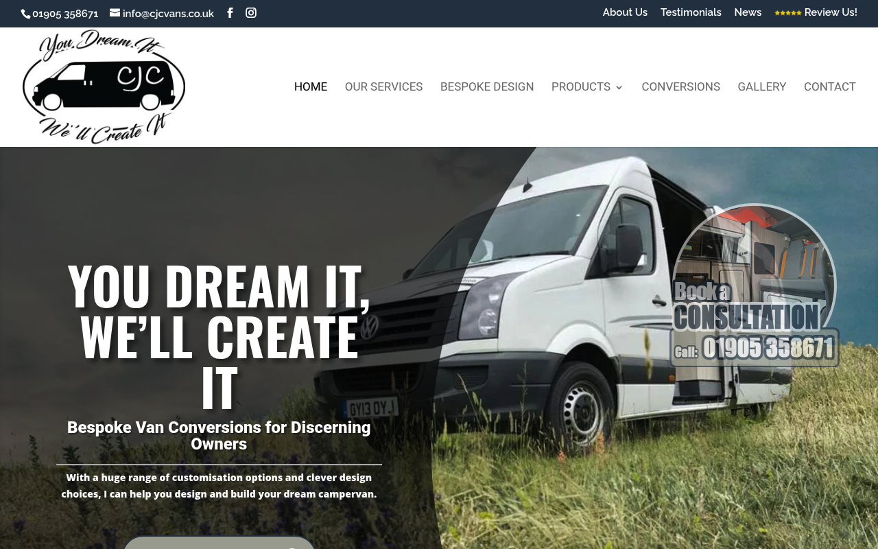 CJC Vans - Campervan Conversions