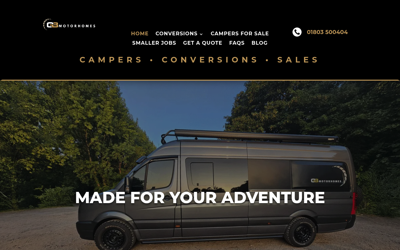GB Motorhomes - Campervan Conversions